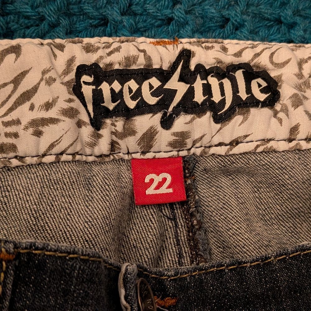 Freestyle Revolution Dark Blue Flare Jeans - Picture 5 of 7